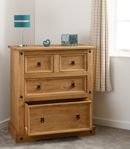 Image: 7030 - Corona 2+2 Drawer Chest